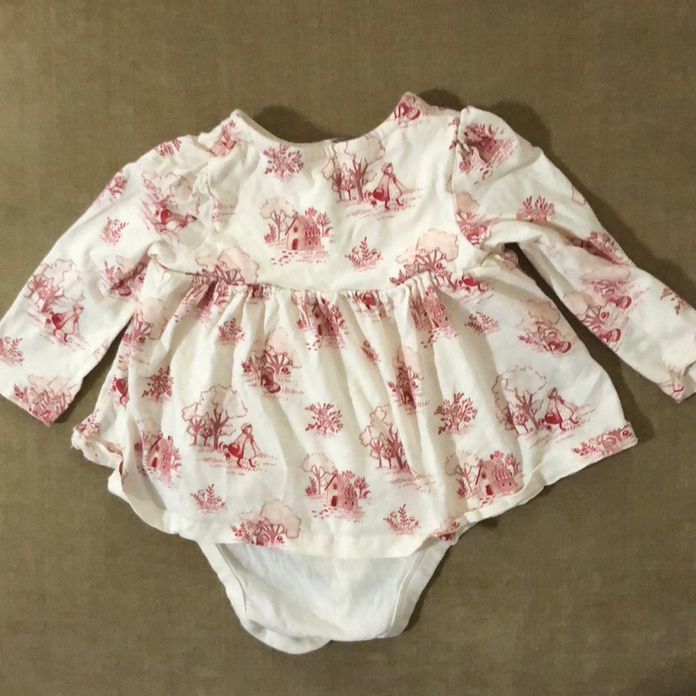 Gap red riding hood onesie.